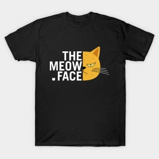 The Meow Face Cat T-Shirt